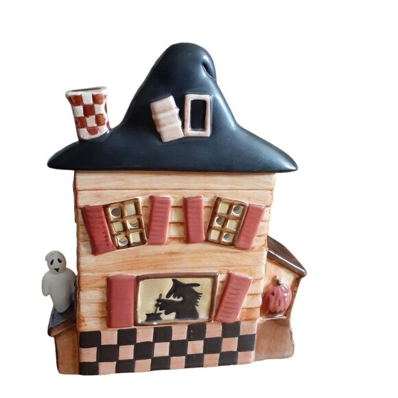 Yankee Candle Haunted House Wax Tart Warmer Halloween Unused 7"